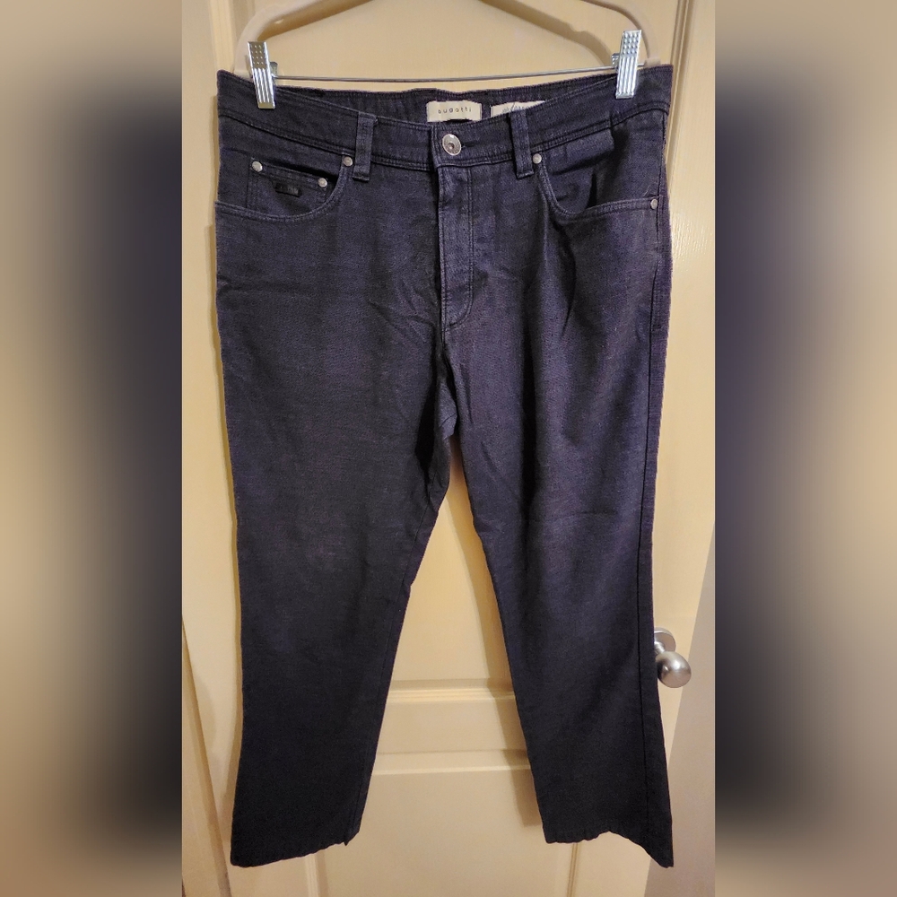 BUGATTI "The Cordoba" Dark Blue Men's Pants. Size 36/30.